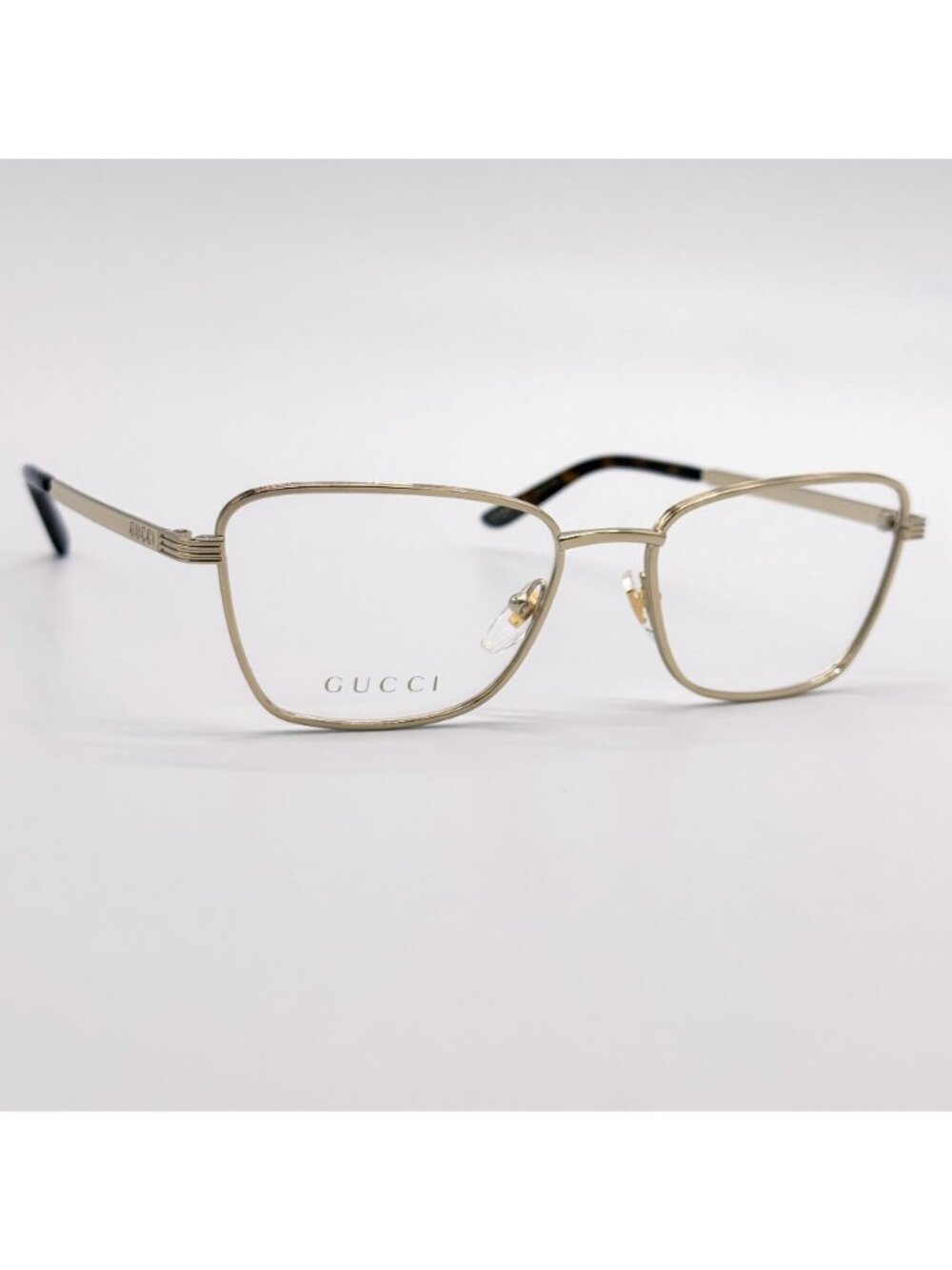 NEW GUCCI EYEGLASSES GG1880O 002 GOLD WOMEN GUCCI EYEWEAR - Picture 5 of 10